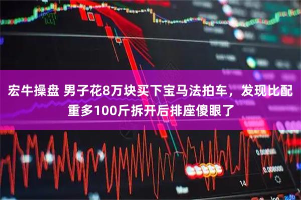 宏牛操盘 男子花8万块买下宝马法拍车，发现比配重多100斤拆开后排座傻眼了